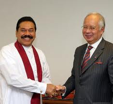 Tunku-Najib with Rajapakse