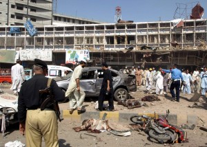 Bomb blast in Peshawar killed at least 10 people