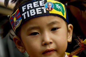 Exile Tibetan child