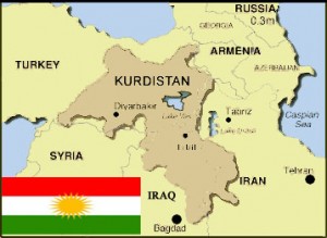 Kurdistan-Flag-and-Map