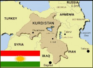 Kurdistan-Flag-and-Map