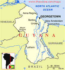 South Americawith Guyana