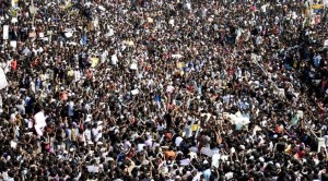 Protest against Jallikattu ban